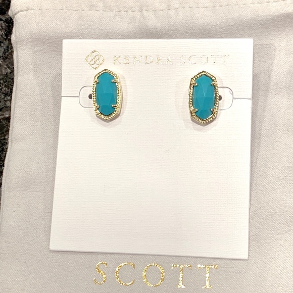 Kendra Scott Jewelry - ⚡️Sale⚡️New Kendra Scott Ellie Gold Turquoise